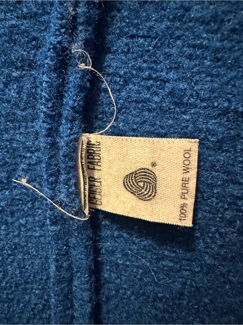 Blue wool jacket - Picture 4 of 4
